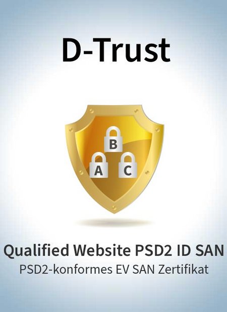 D-Trust Qualified Website PSD2 ID SAN