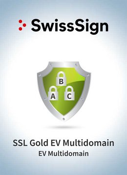 SwissSign SSL Gold EV Multidomain, 1-5 Domains