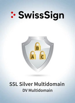 SwissSign SSL Silver Multidomain, 1-5 Domains