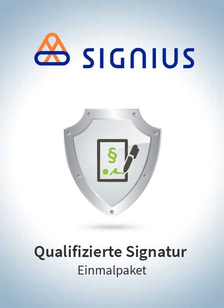 Qualifizierte Signatur Einmalpaket Qualifizierte Signatur Einmalpaket