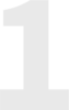 1 – PSW GROUP Die Zahl 1 in hellgrauer Schrift.