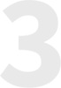 Die Zahl 3 in hellgrauer Schrift.