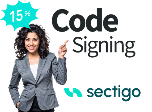 PSW GROUP bietet 15 % auf Sectigo Code Signing Produkte