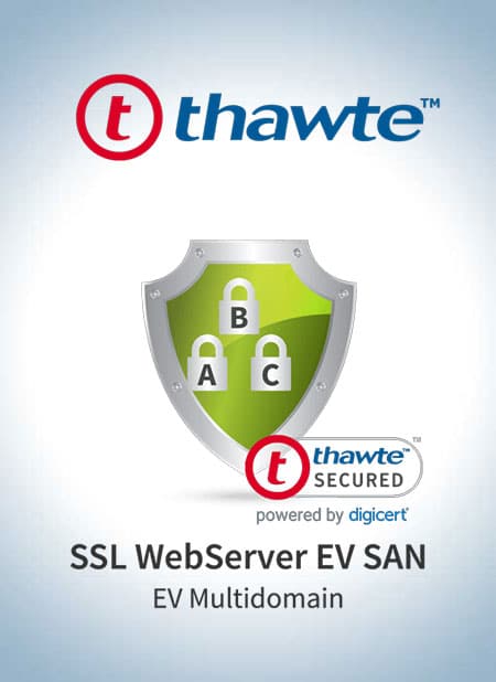 Thawte SSL WebServer EV SAN