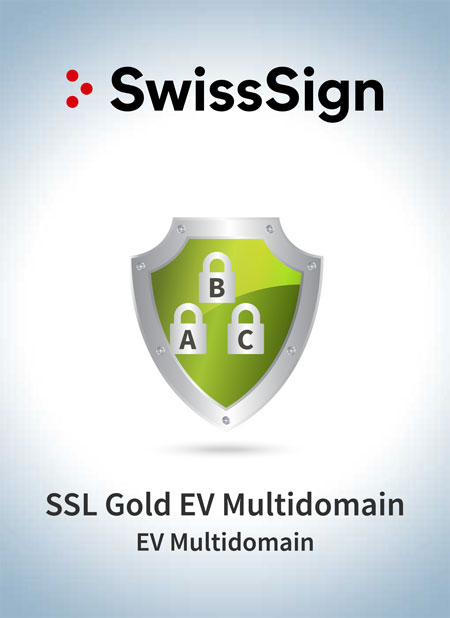 SwissSign SSL Gold EV Multidomain, 6-10 Domains