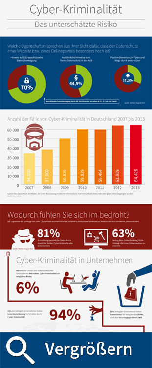 Infografik Cyber-Kriminalität