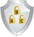 Symbol eines Multidomain SSL-Zertifikats